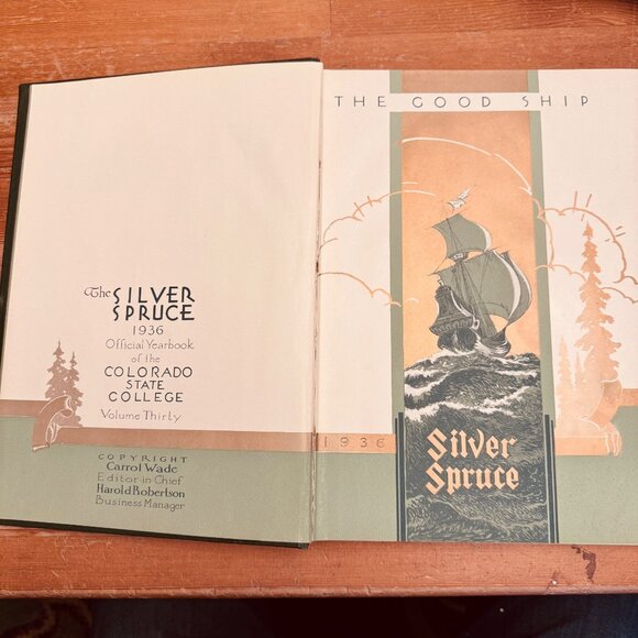The Silver Spruce Colorado State College Yearbook 1936 - Picture 3 of 3